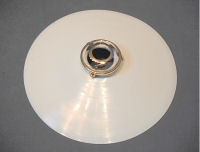 White Glass Coolie Shade   S620